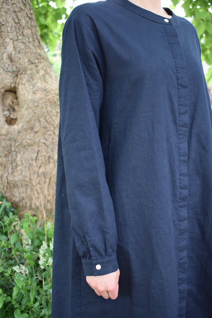 Linen dress Navy