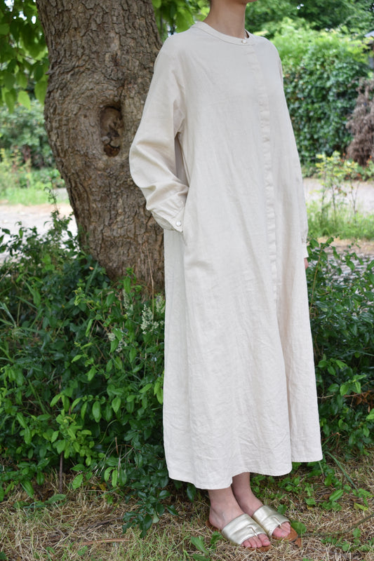 Linen dress Beige